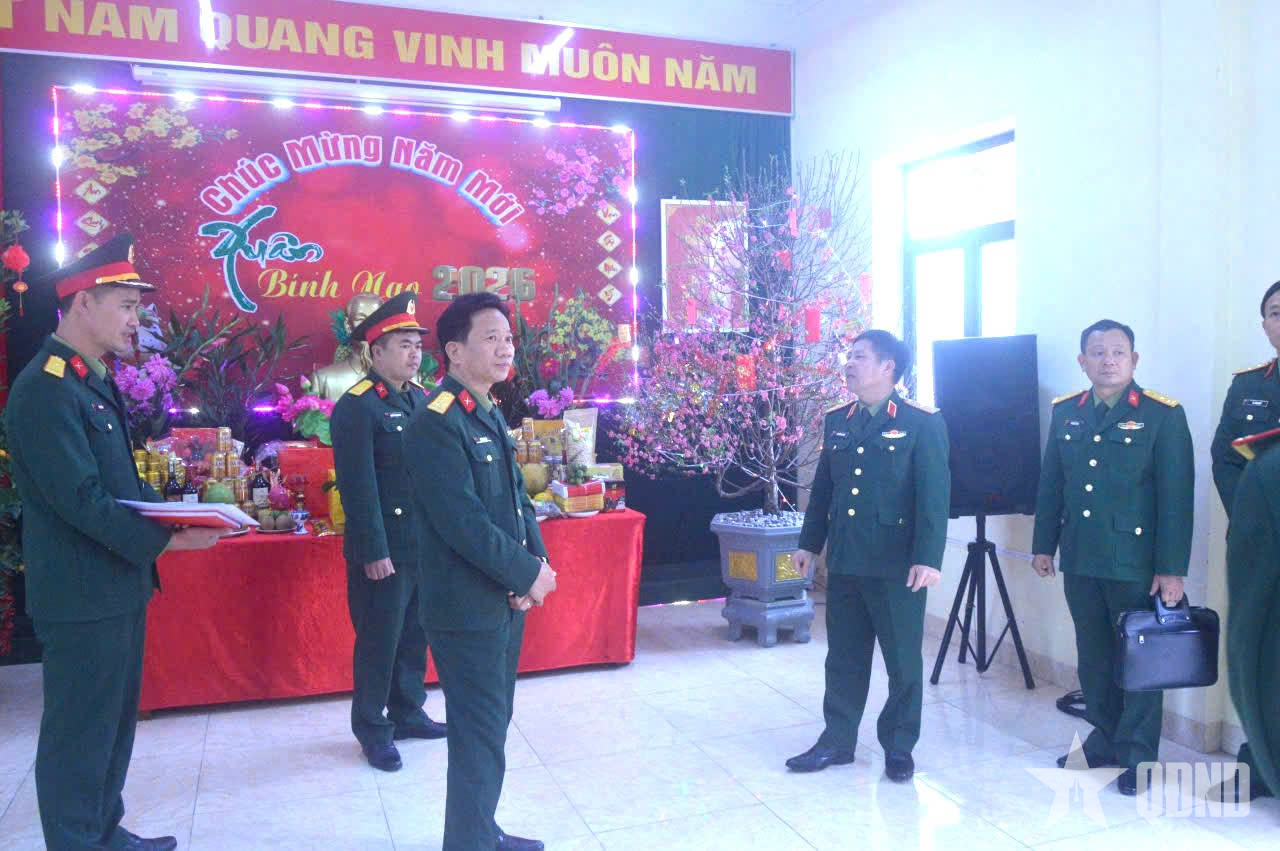 Trường Quân sự Quân đoàn 12: Bảo đảm đón Tết vui tươi, đầm ấm, an toàn, ý nghĩa